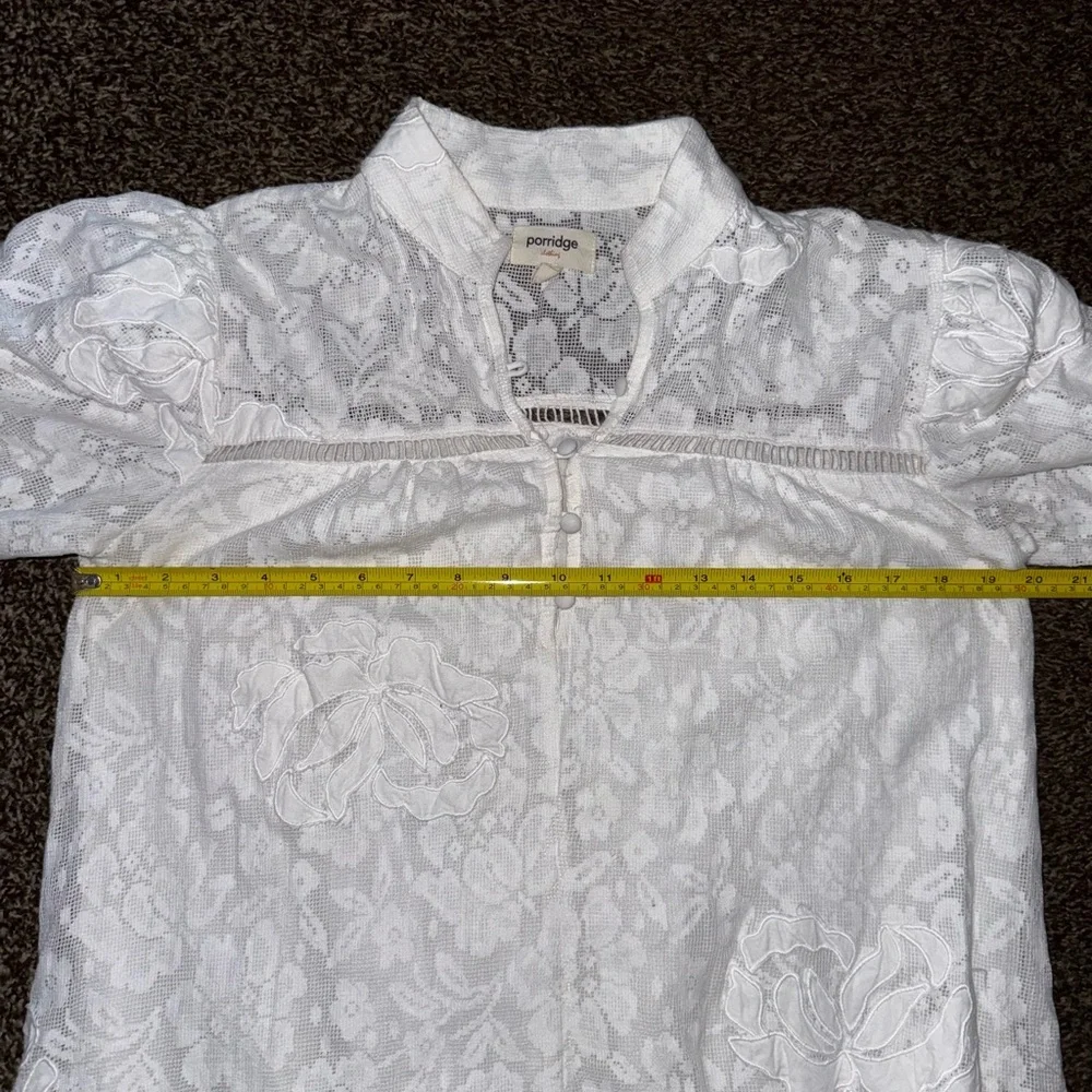 Anthropologie Porridge Tiered Lace Tunic Dress - Picture 11 of 14